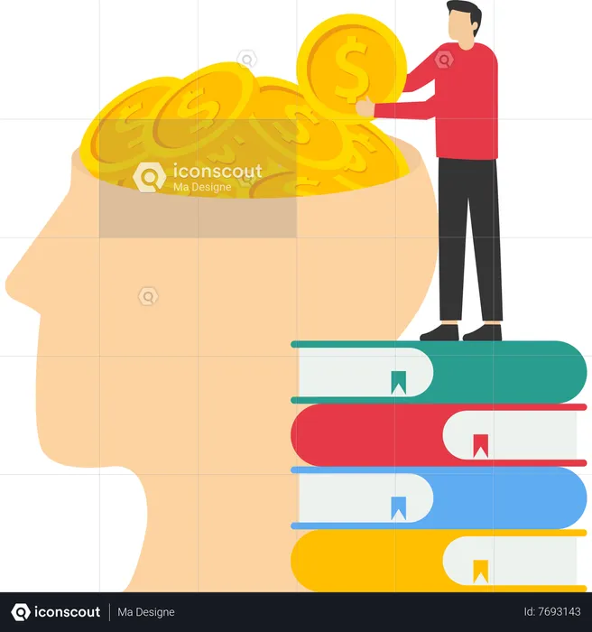 Gestão financeira pessoal e alfabetização financeira  Ilustração