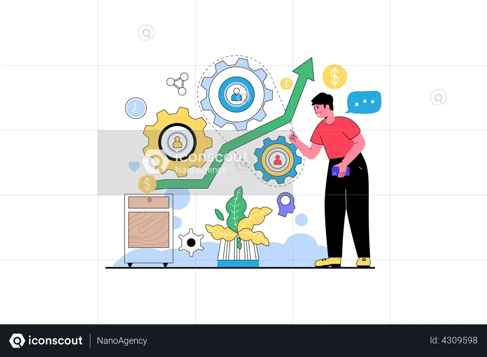 Gestão Operacional de Pessoal Empresarial  Ilustração