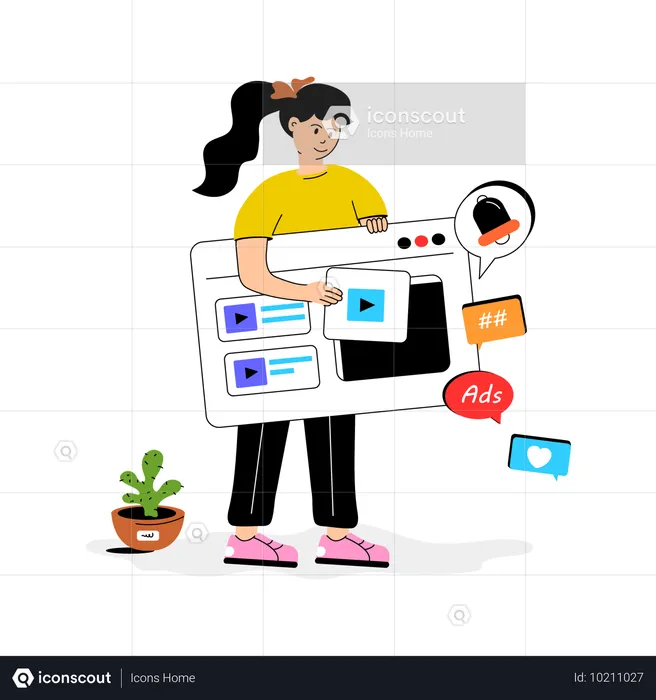 Gestion de contenu  Illustration