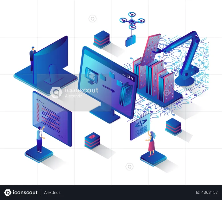 Gestión de datos web  Ilustración