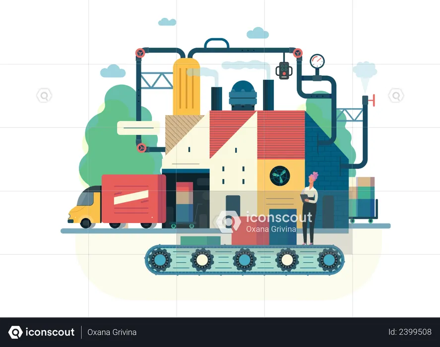 Gestion de la production  Illustration