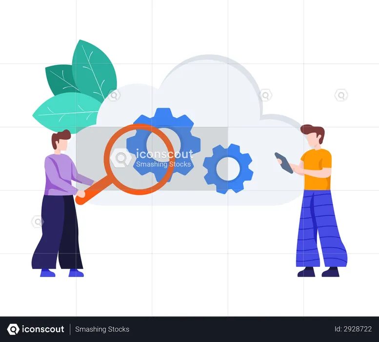 Gestion des données cloud  Illustration