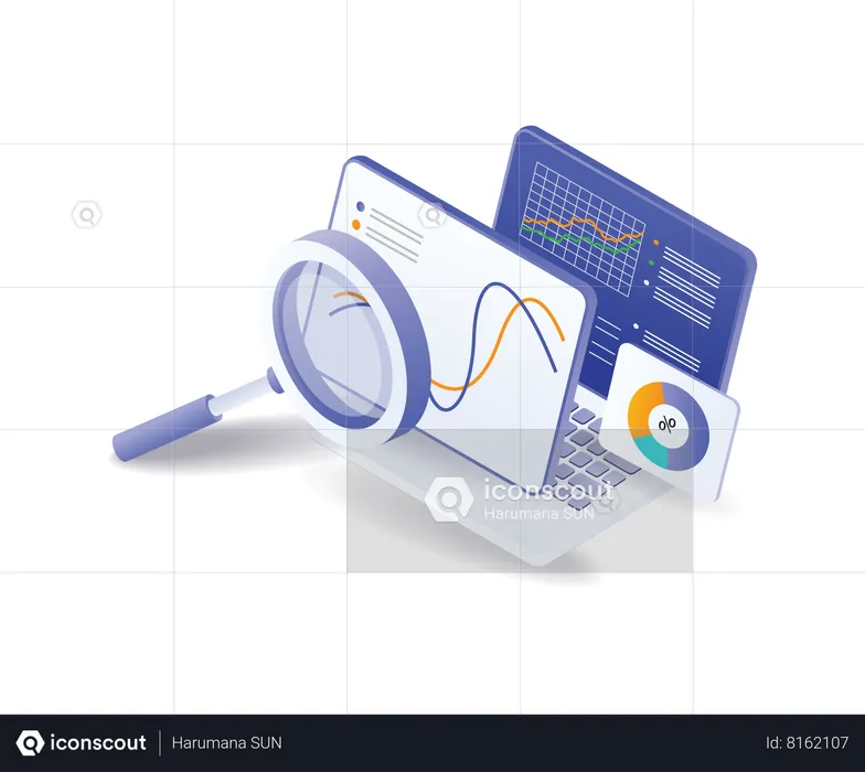 Données d'analyse du développement commercial de la gestion  Illustration