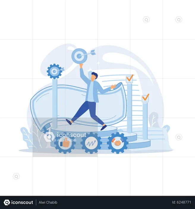 Gestion du plan d'entreprise  Illustration