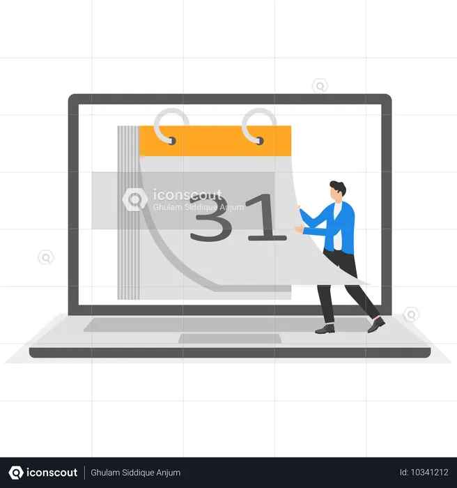 Gestion du planning d'affaires  Illustration