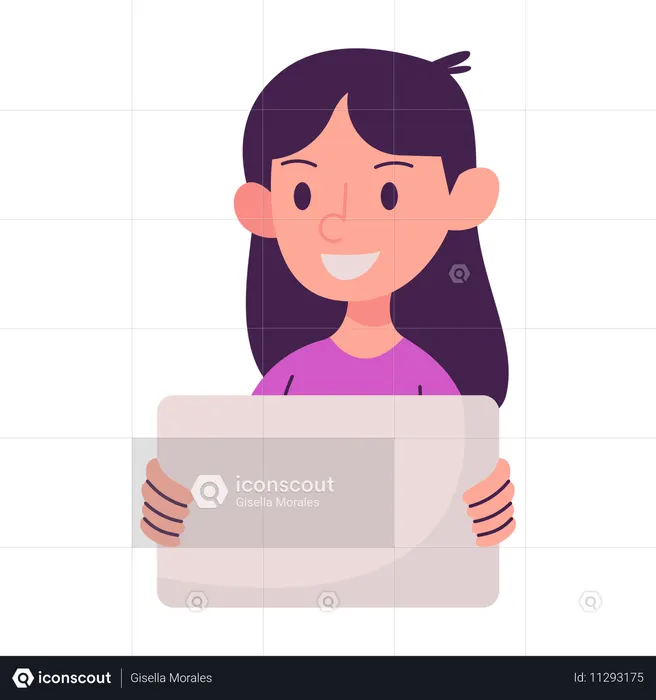 Gestionnaire avec bannière  Illustration