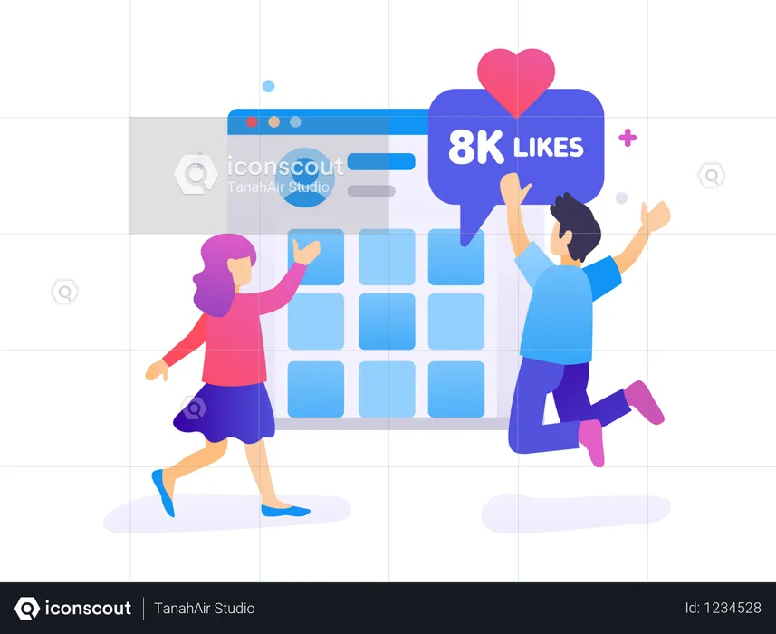 Get More Likes  Illustration