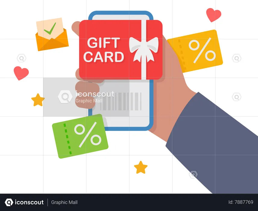 Gift card  Illustration