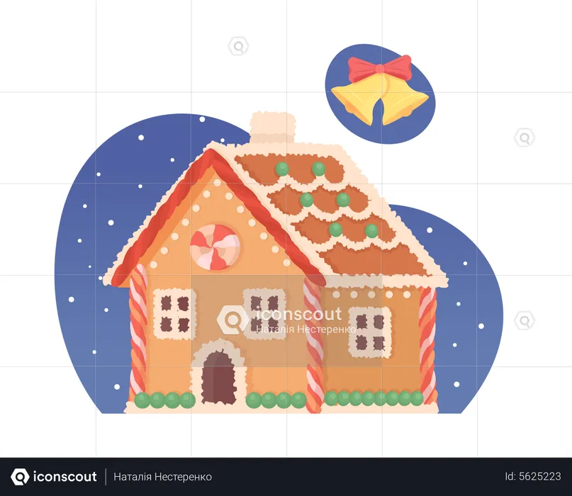 Gingerbread house  Illustration