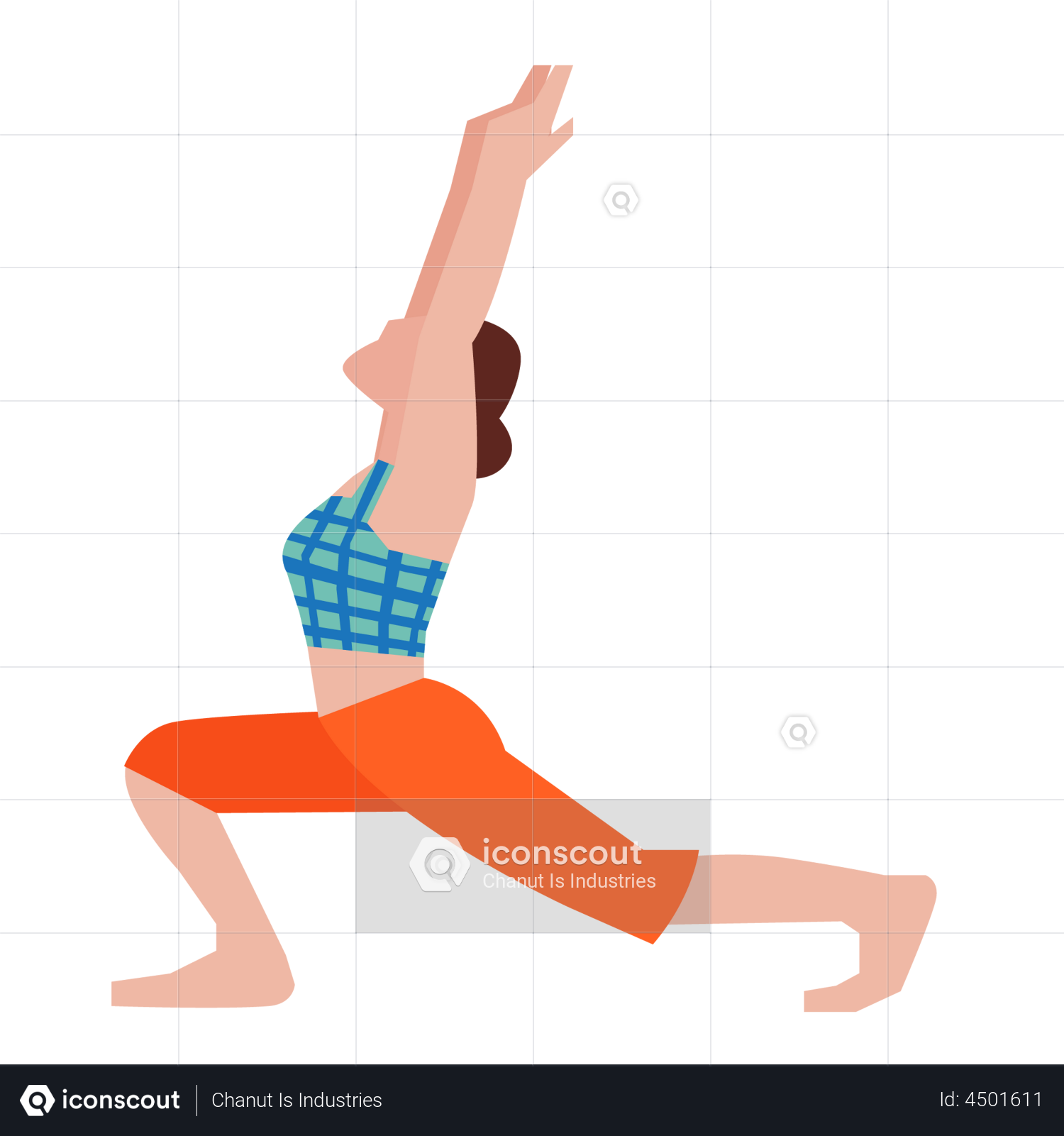 Woman in prayer position or yoga pose cartoon... - Stock Illustration  [69703363] - PIXTA