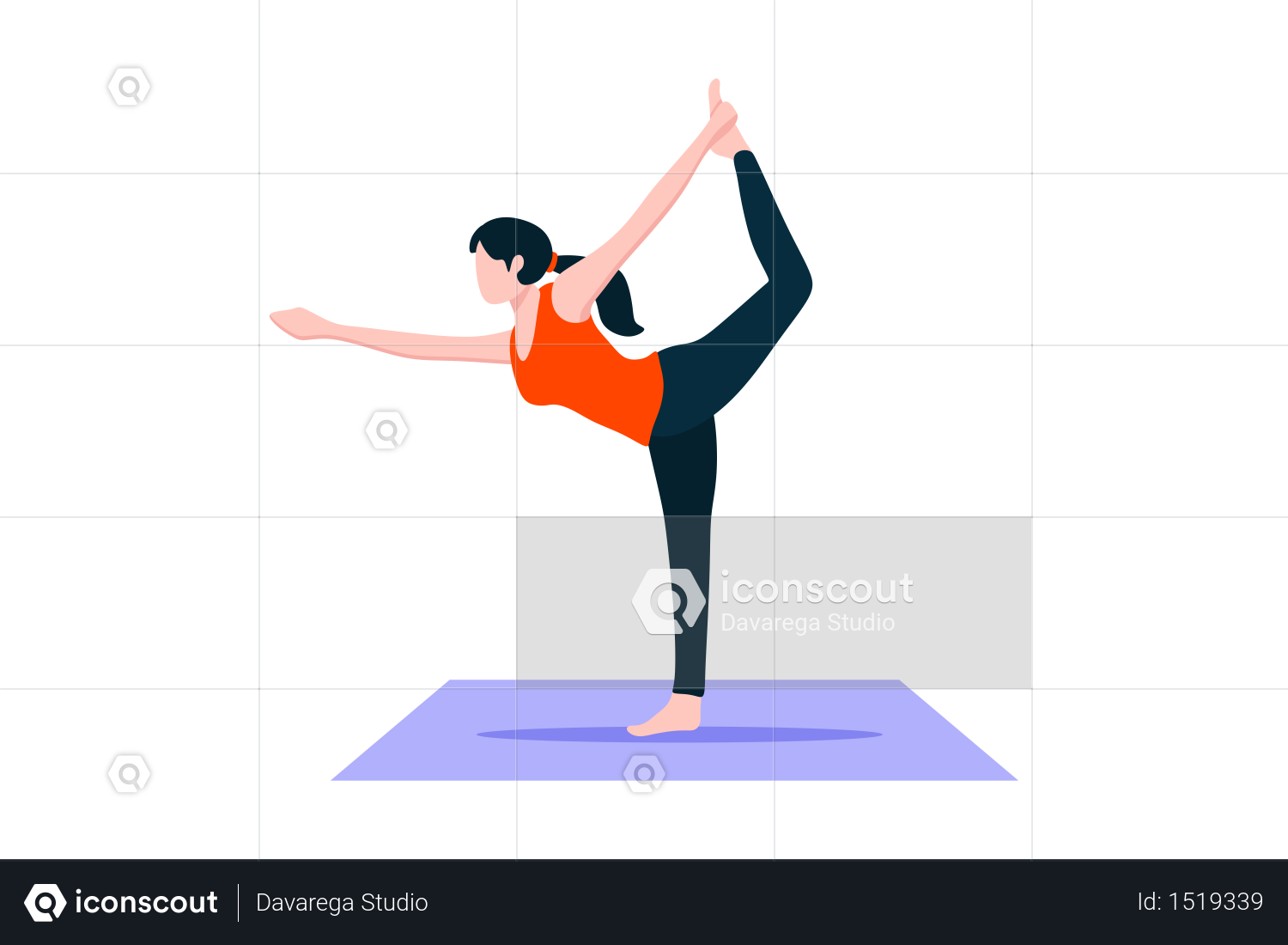 Yoga Pose Clipart Vector, Yoga Pose Illustration, Yoga, Pose, Woman PNG  Image For Free Download