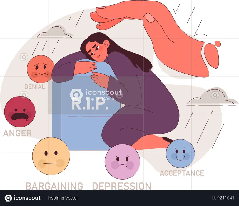 Grief Counseling  Illustration