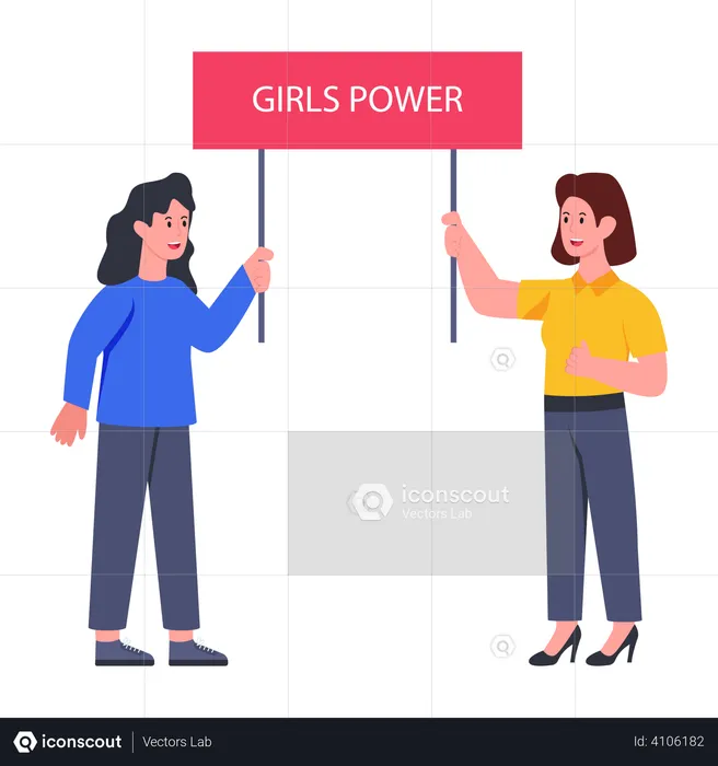 Girls Power  Illustration