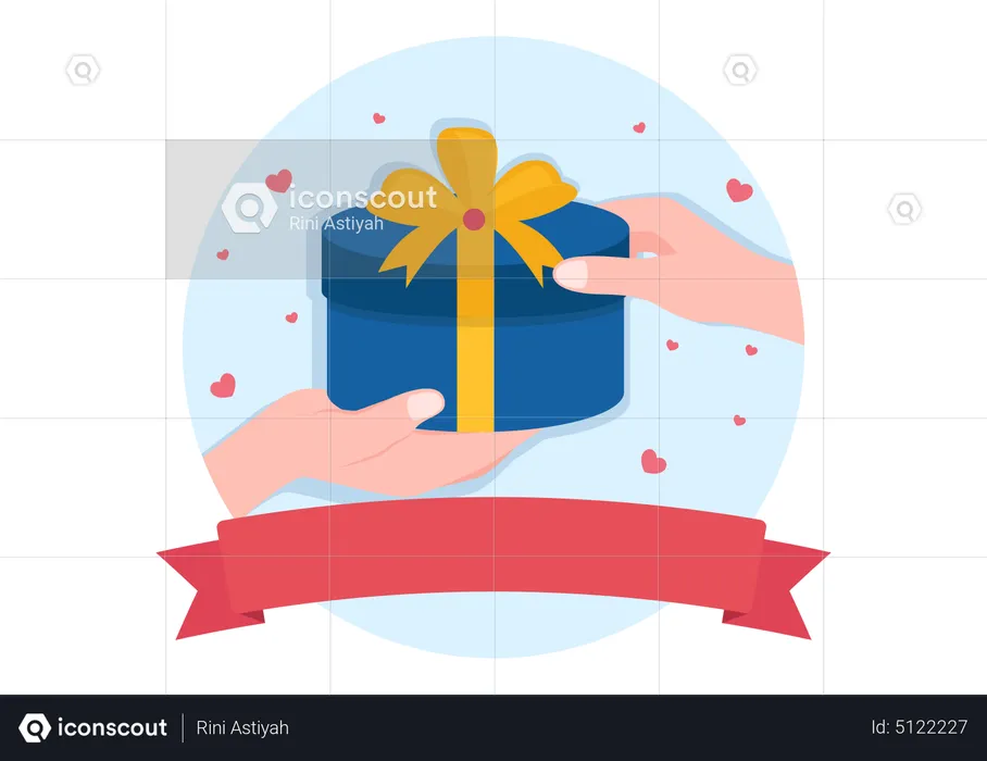 Give gifts on Givingtuesday  Illustration