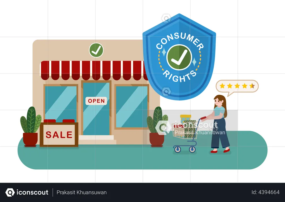 Giving rating is consumer right  Illustration