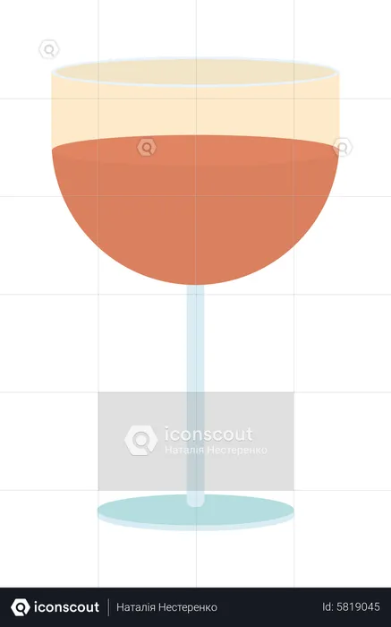 Glas Wein  Illustration