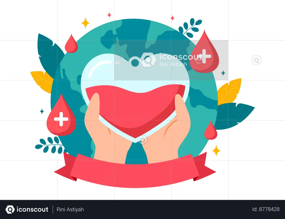 Global Blood Drive  Illustration