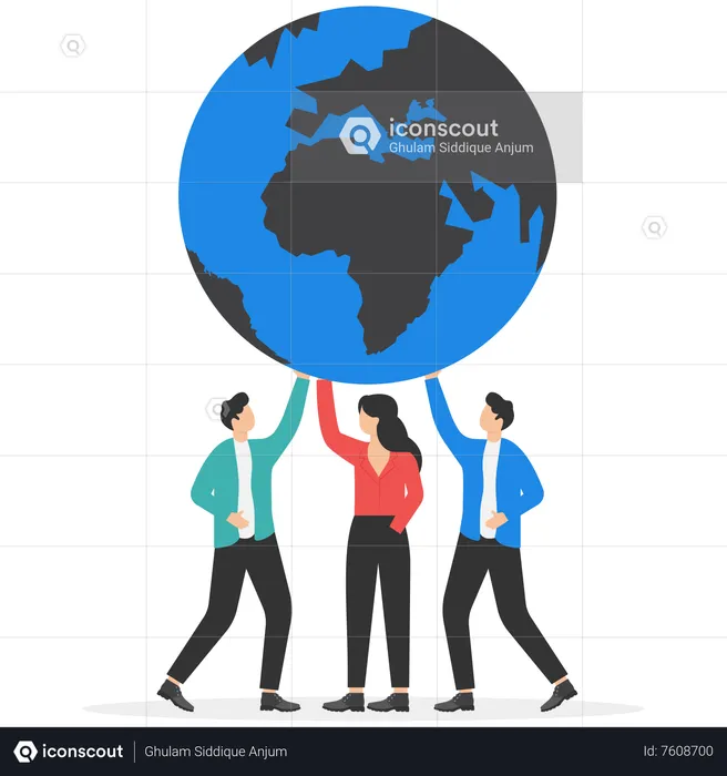 Global Business  Illustration