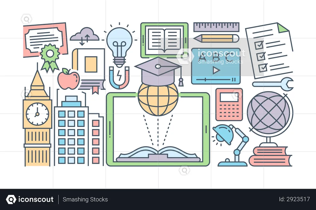 Global Education  Illustration