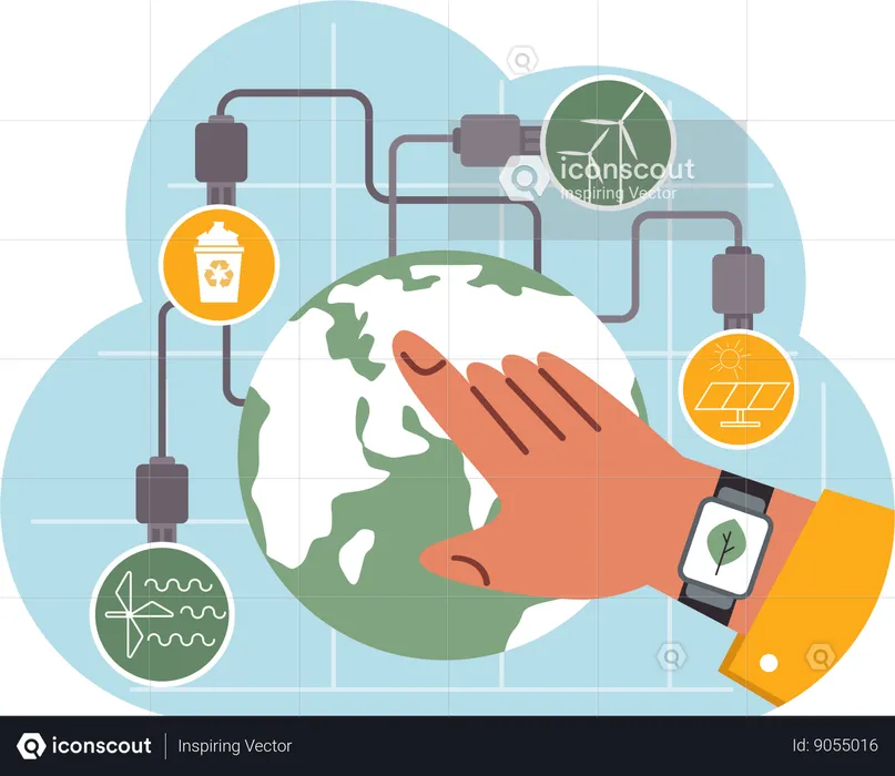 Global energy  Illustration