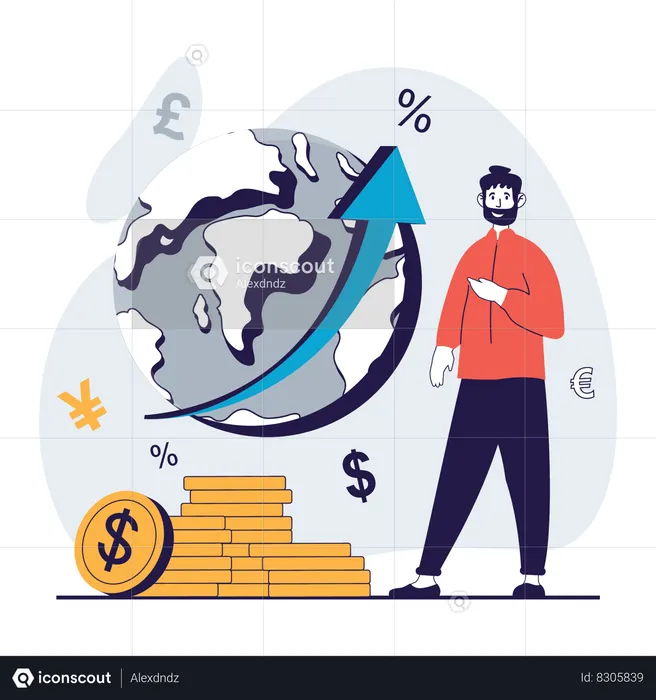 Global Financial System  Illustration