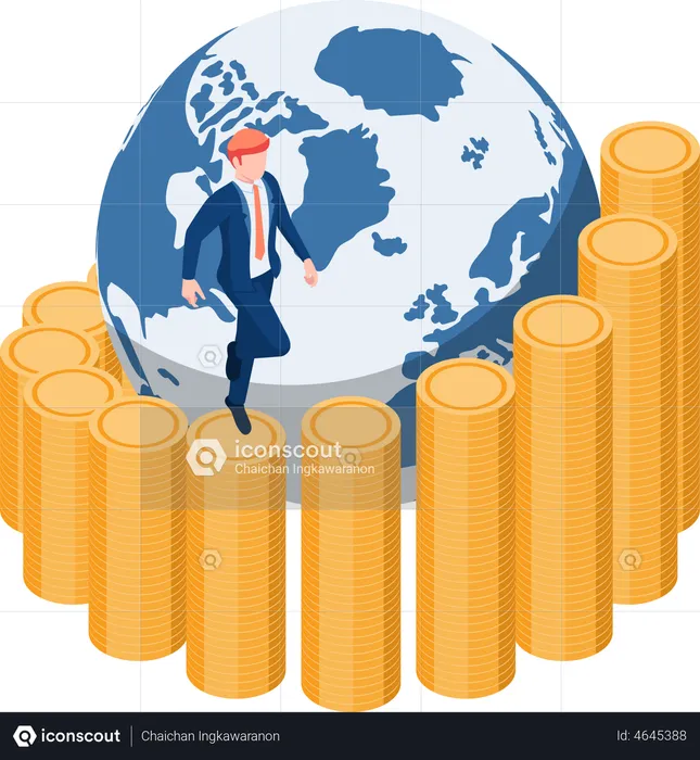 Global investment  Illustration