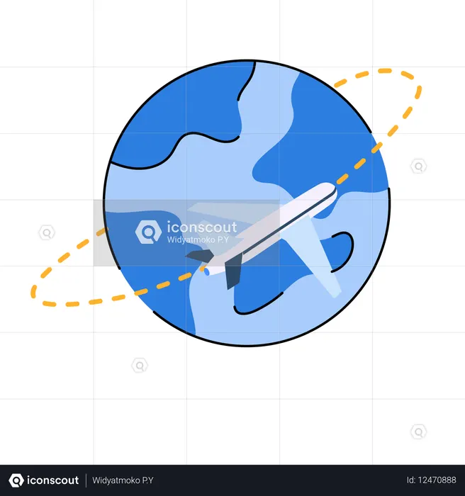 Global travel  Illustration