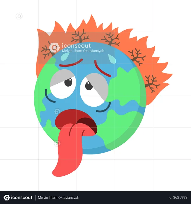 Global warming  Illustration