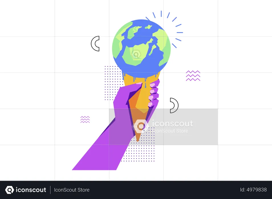 Global Warming  Illustration