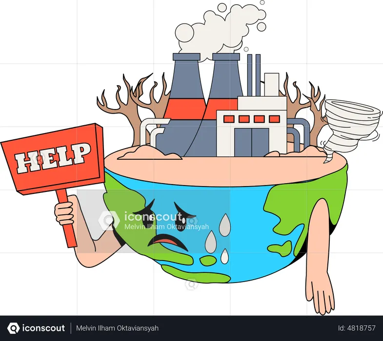Global Warming Problem  Illustration