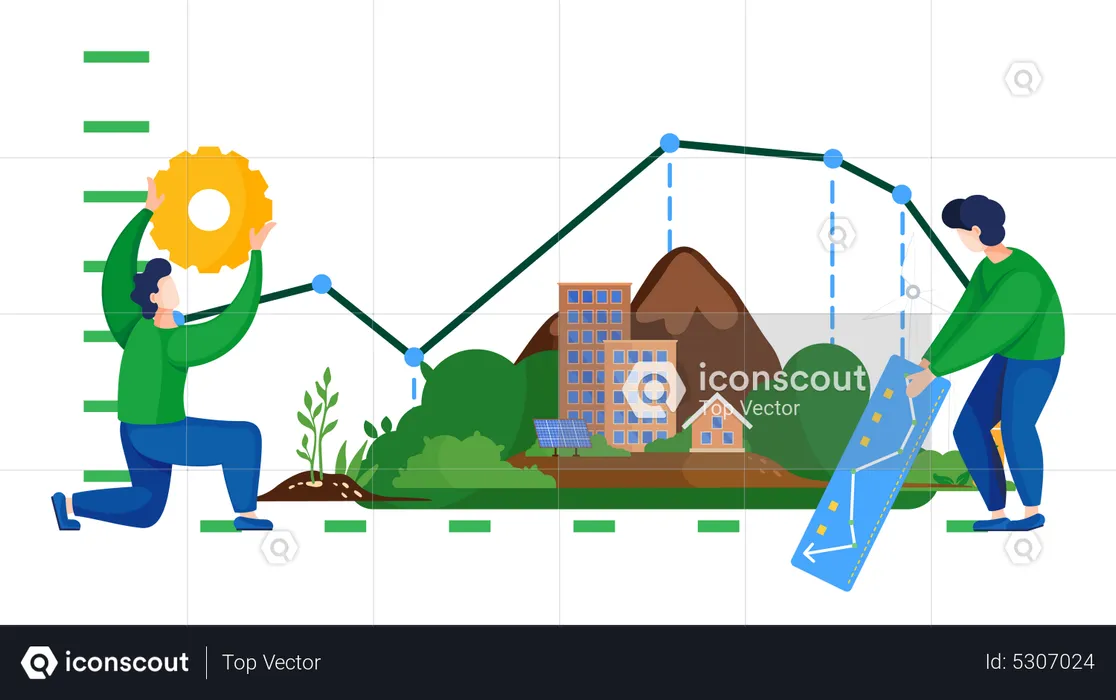 Global warming ratio  Illustration