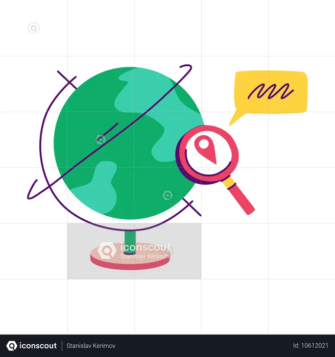 Globales Geschäft  Illustration