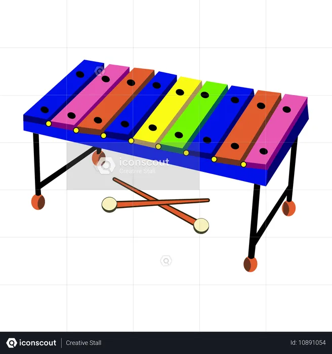 Glockenspiel  Illustration