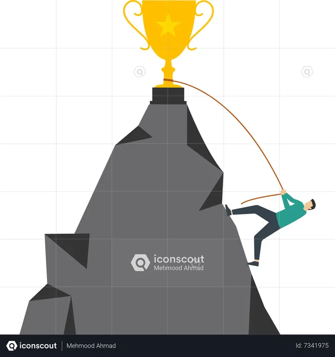 Goal achievement  Illustration