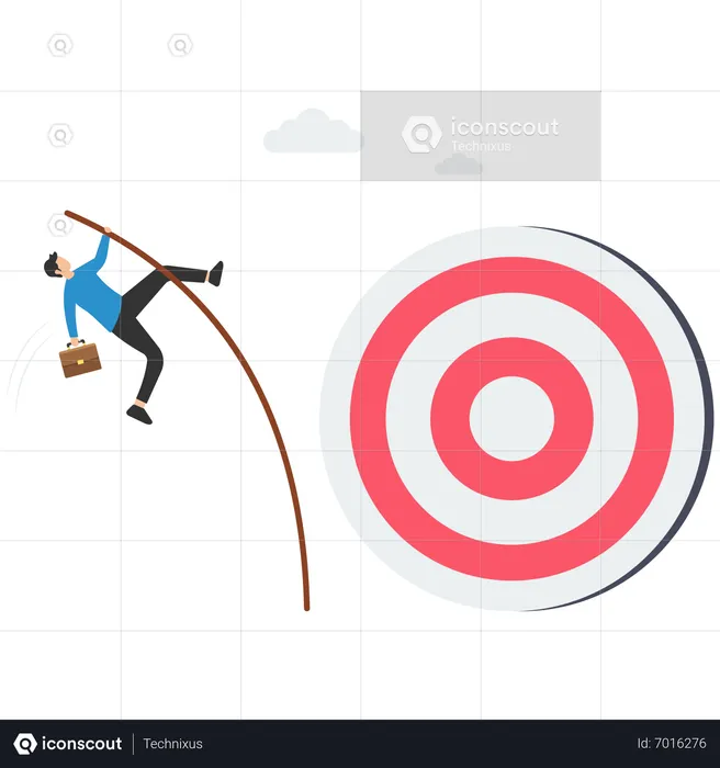 Goal tracking or achievement  Illustration