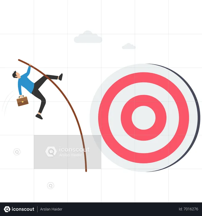 Goal tracking or achievement  Illustration