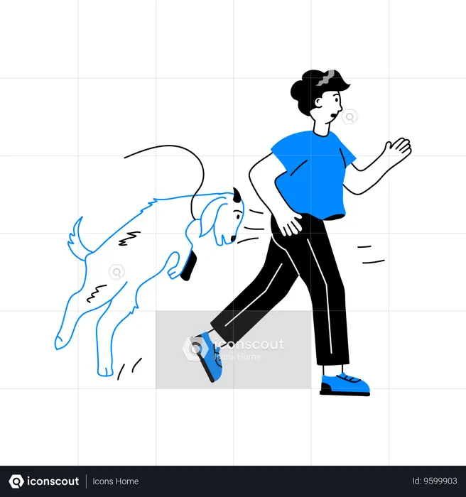 Goat kicking  Illustration