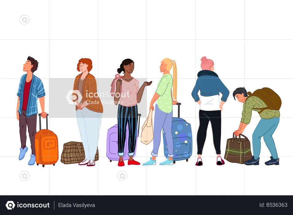 Going On Trip  Illustration