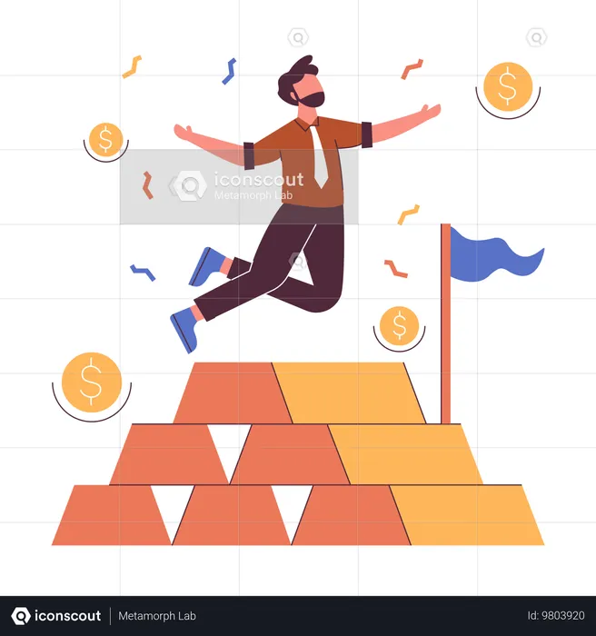 Gold Investment  Illustration