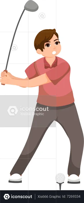 Golfer  Illustration