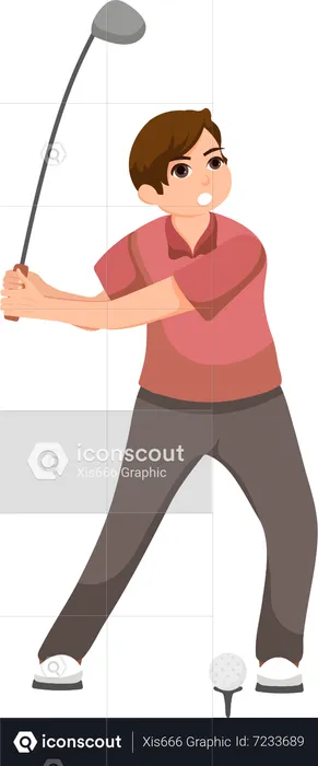 Golfer  Illustration