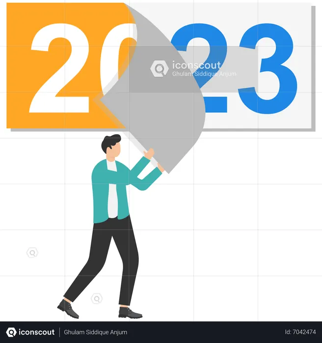 Goodbye 2022  Illustration
