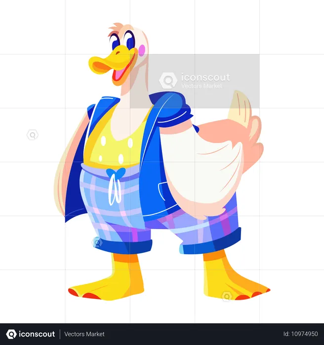 Goofy Gans  Illustration