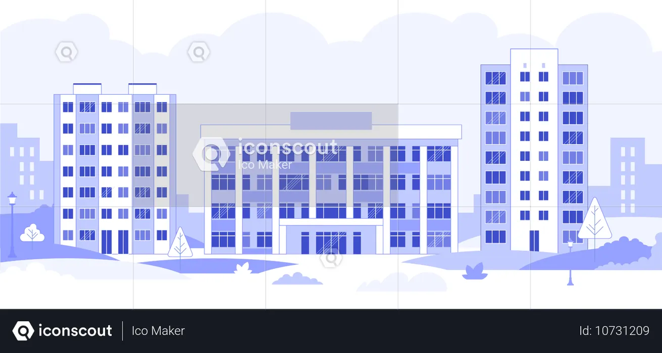 Government building  Illustration