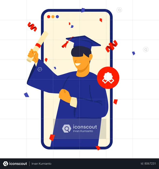 Graduação on-line  Ilustração