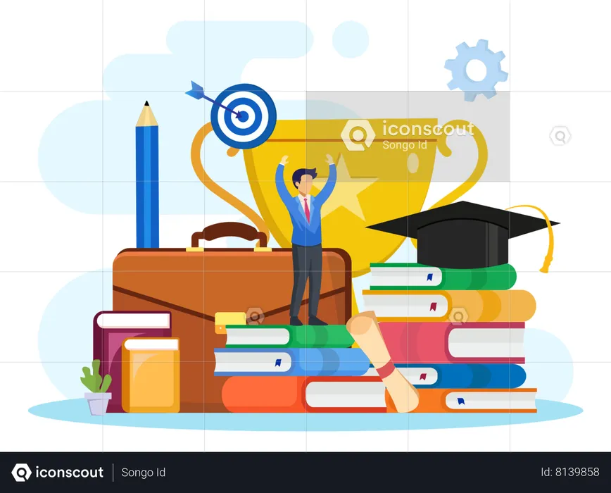 Graduate Achievement  Illustration