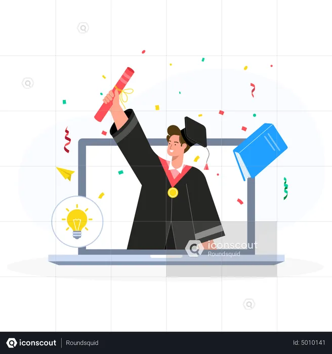 Graduate Celebration  Illustration