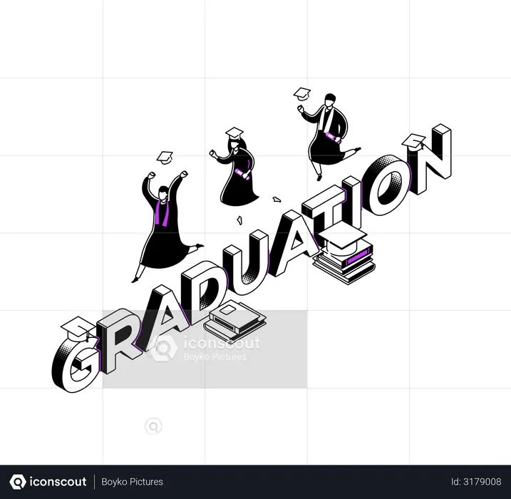 Graduation  Illustration