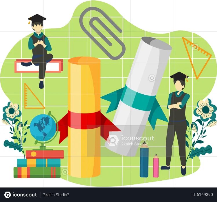 Graduation Award  Illustration