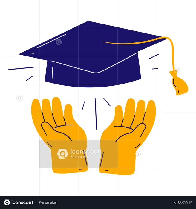 Graduation scholarship  Illustration